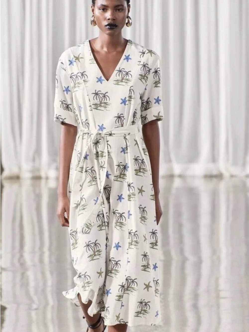 Zara linen dress